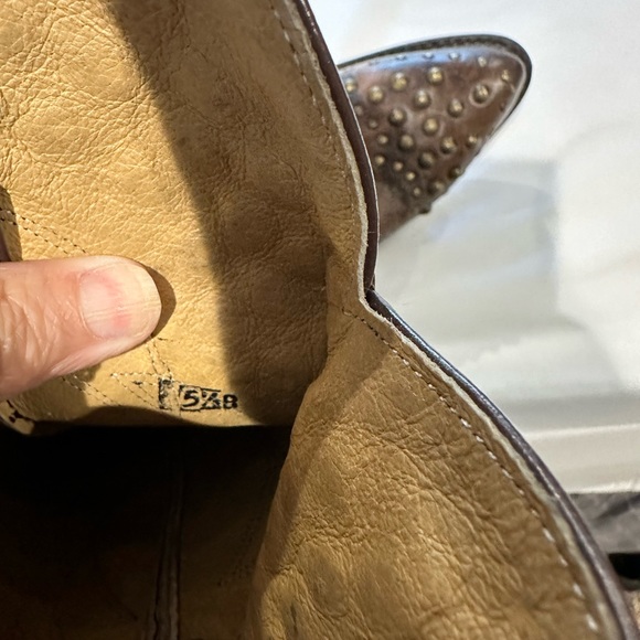 Frye Leather Boots with Studded Detailing - Picture 8 of 8